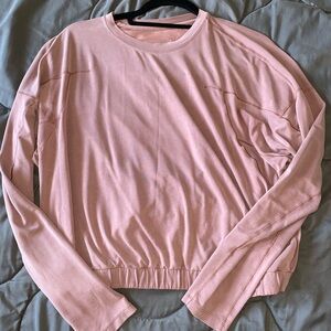 Lululemon Athletica Soft Pink Long Sleeve Top